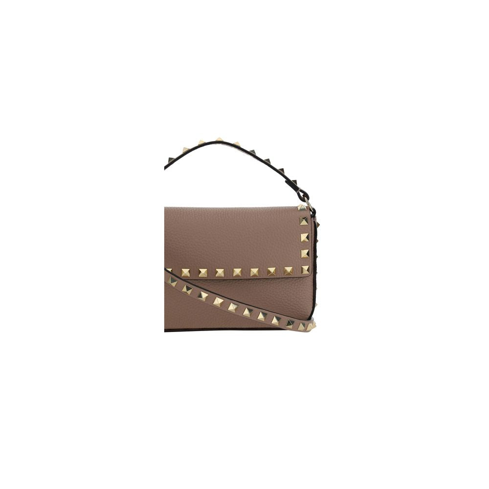 Valentino Garavani Pink Calf Leather Shoulder Bag