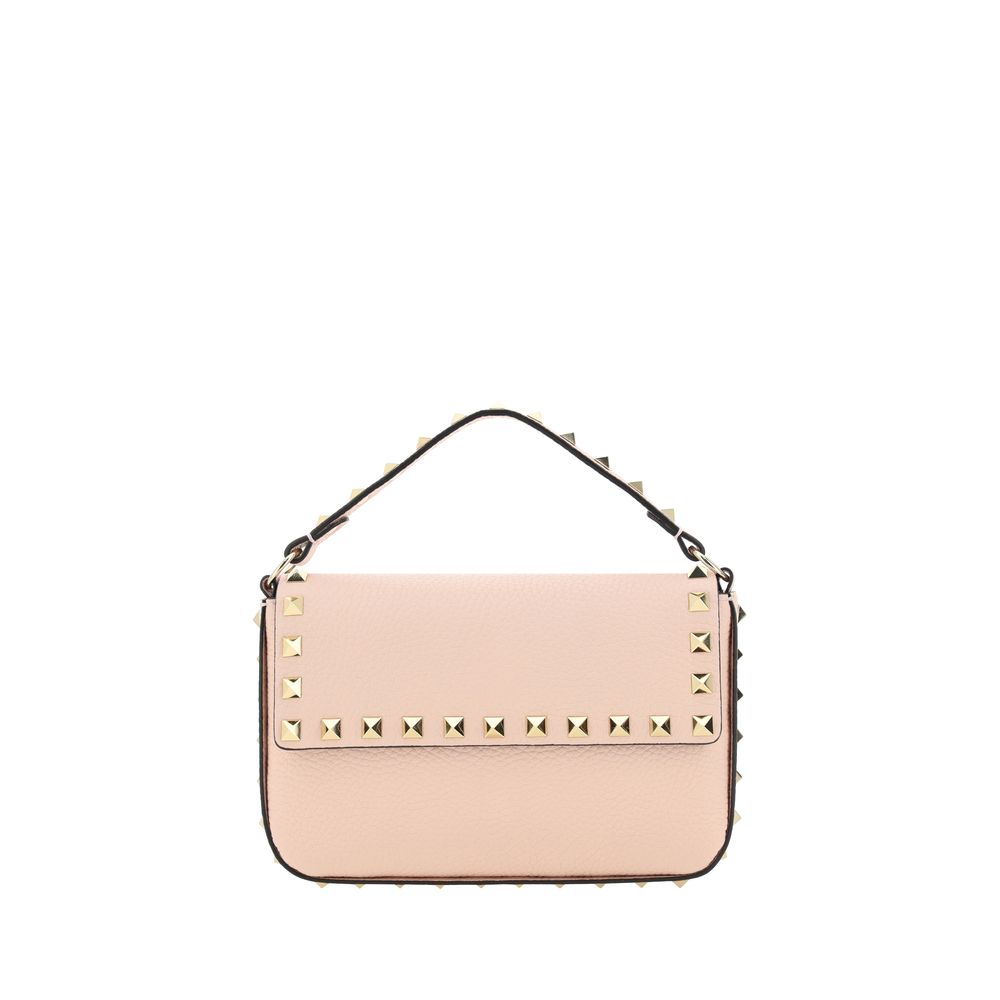 Valentino Garavani Pink Calf Leather Shoulder Bag