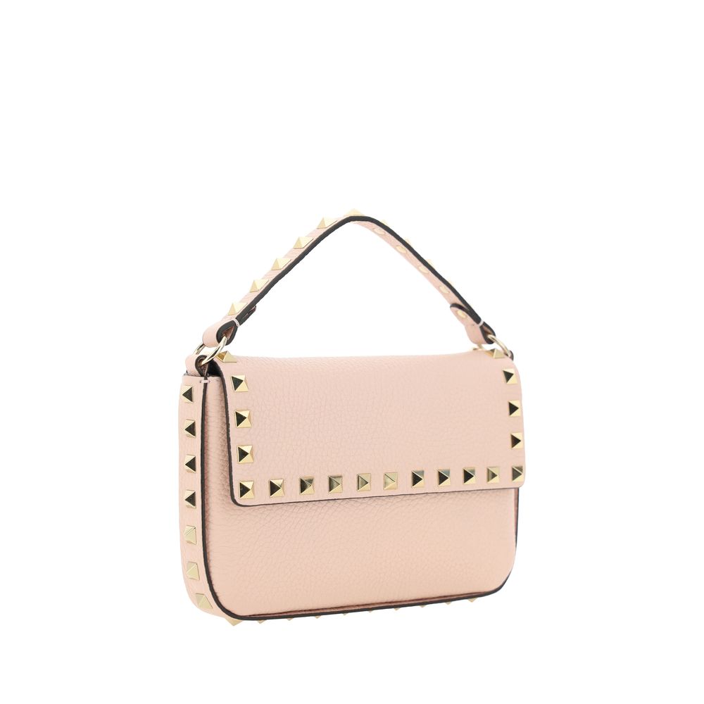 Valentino Garavani Pink Calf Leather Shoulder Bag