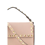 Valentino Garavani Pink Calf Leather Shoulder Bag