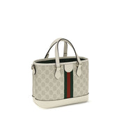 Gucci White Coated Canvas Ophidia Tote Bag