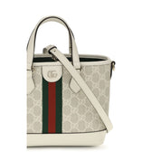 Gucci White Coated Canvas Ophidia Tote Bag