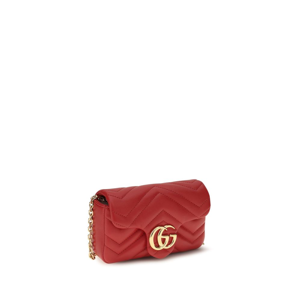 Gucci Light Pink Calf Leather Shoulder Bag