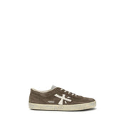Premiata Brown Calf Leather Low Top Sneakers