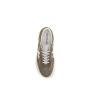Premiata Brown Calf Leather Low Top Sneakers