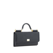 Dolce & Gabbana Black Calf Leather Shoulder Bag