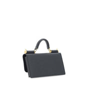 Dolce & Gabbana Black Calf Leather Shoulder Bag