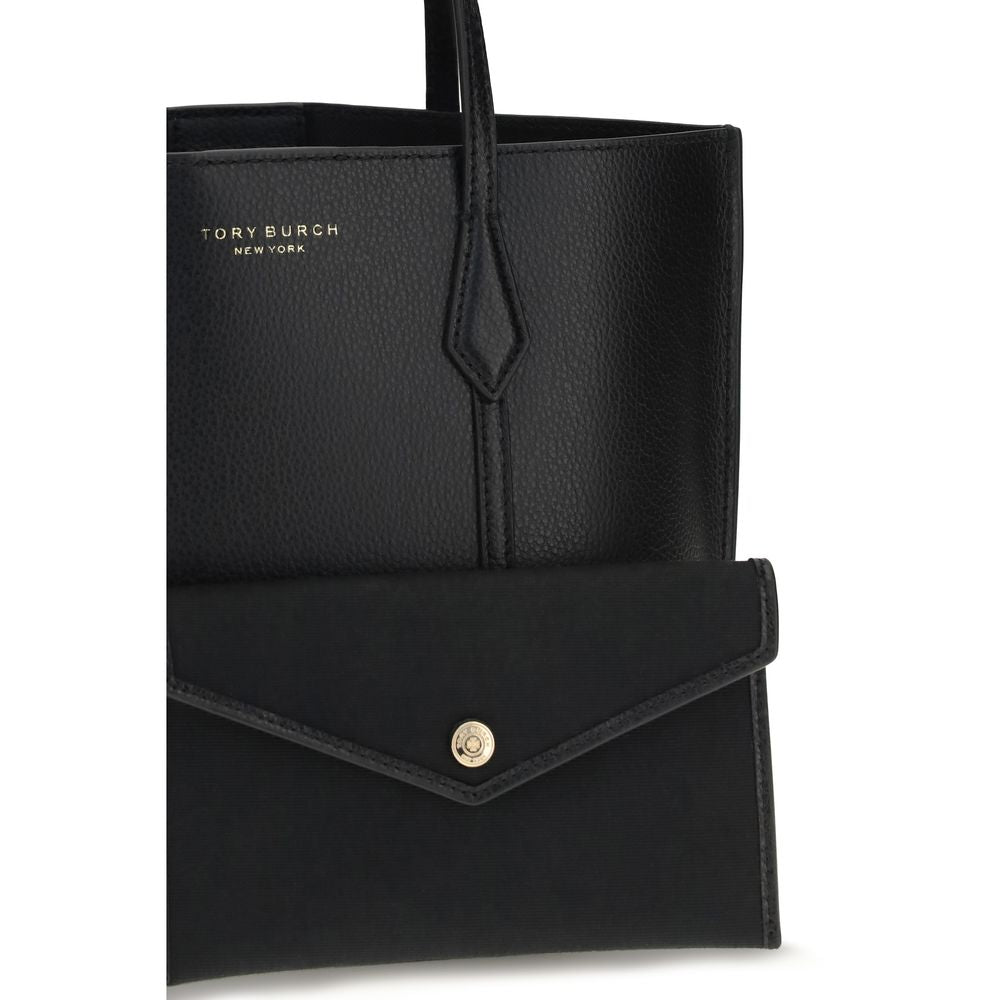 Tory Burch Black Calf Leather Handbag