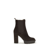 Gianvito Rossi Brown Suede Ankle Boots