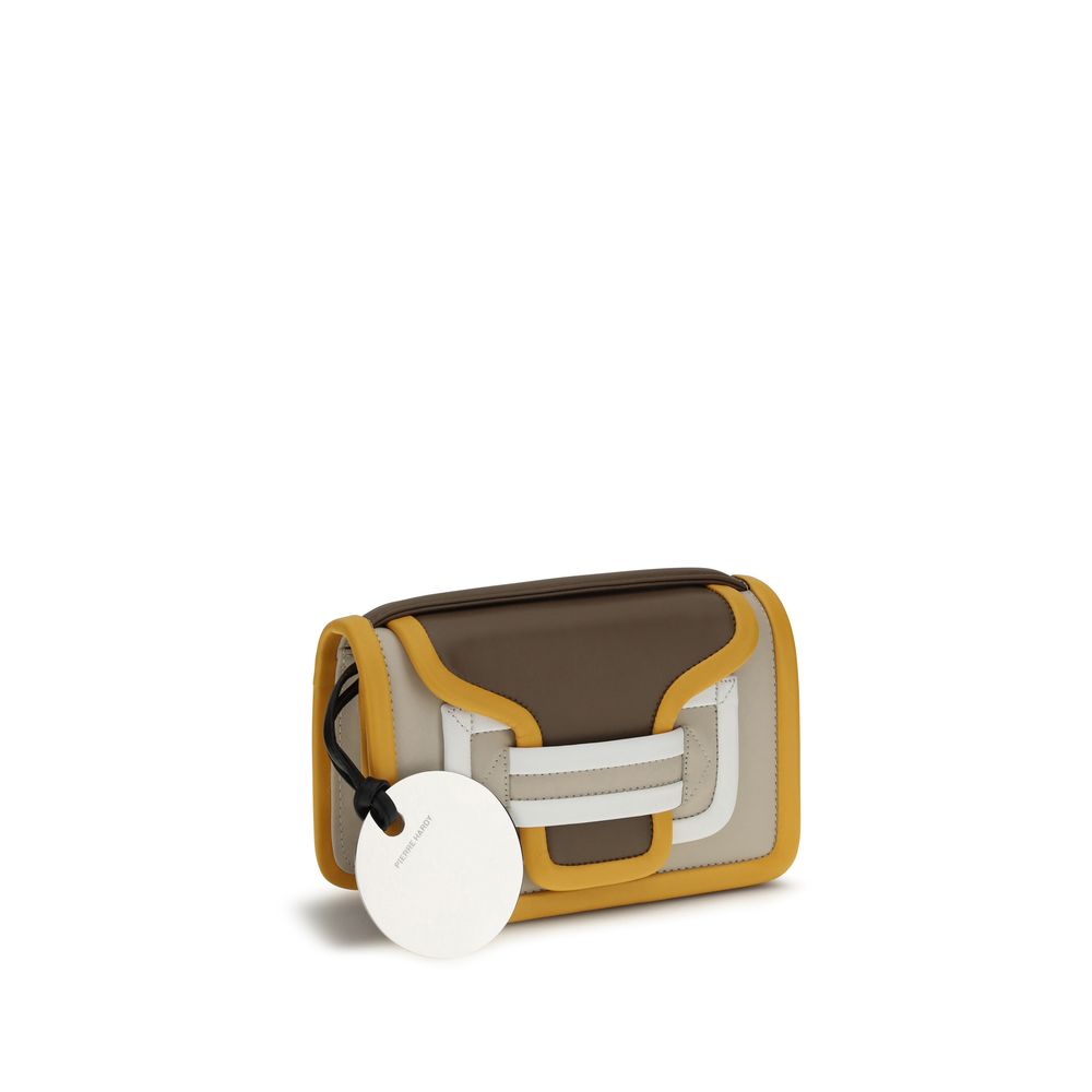 Pierre Hardy Orange Calf Leather Shoulder Bag