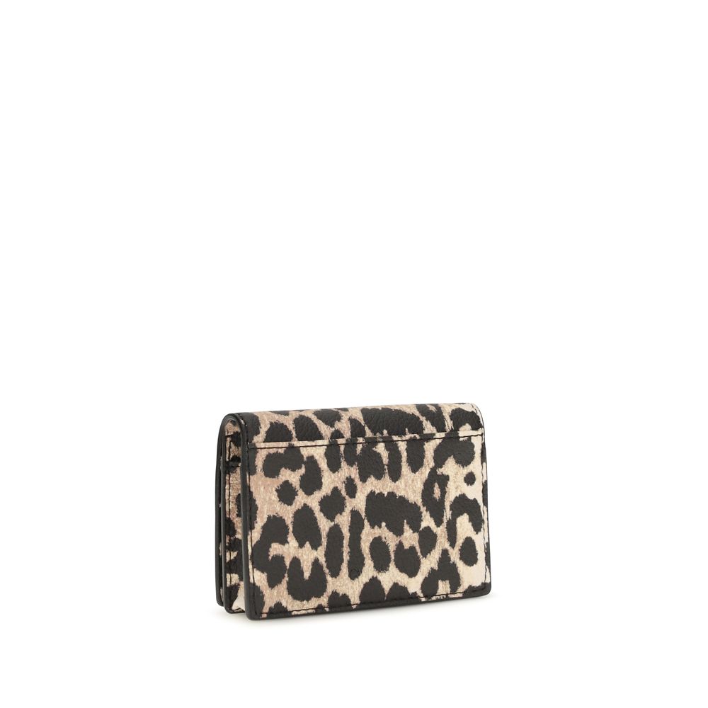 Ganni Multicolor Recycled Polyester Card Holder
