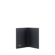 Ferragamo Black Calf Leather Card Holder