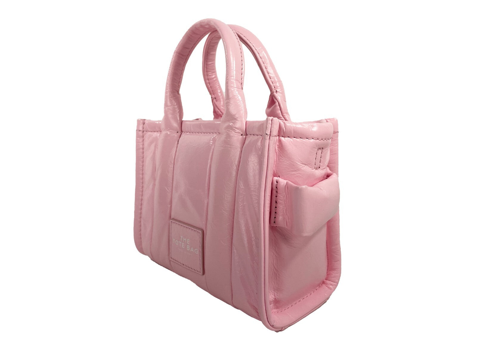 Marc Jacobs Bubblegum Patent Leather Micro Tote