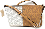 Michael Kors Two-Tone Coated Canvas Crossbody Bag