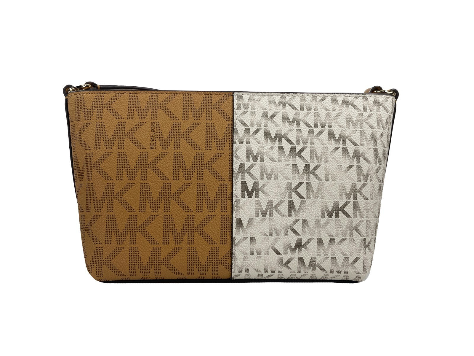 Michael Kors Two-Tone Coated Canvas Crossbody Bag