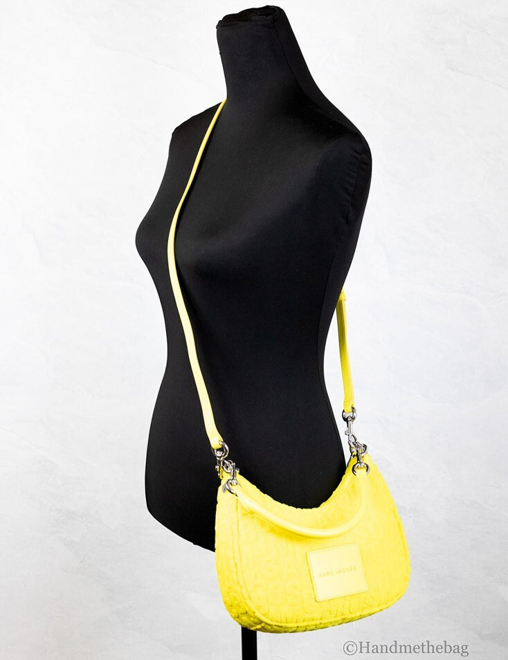 Marc Jacobs Golden Kiwi Terry Hobo Shoulder Bag