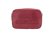 Marc Jacobs Flash Pomegranate Slät Läder Präglad Kameraväska med axelrem