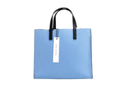 Marc Jacobs Blue Heaven Colorblock Pebbled Leather Mini Tote Crossbody Bag