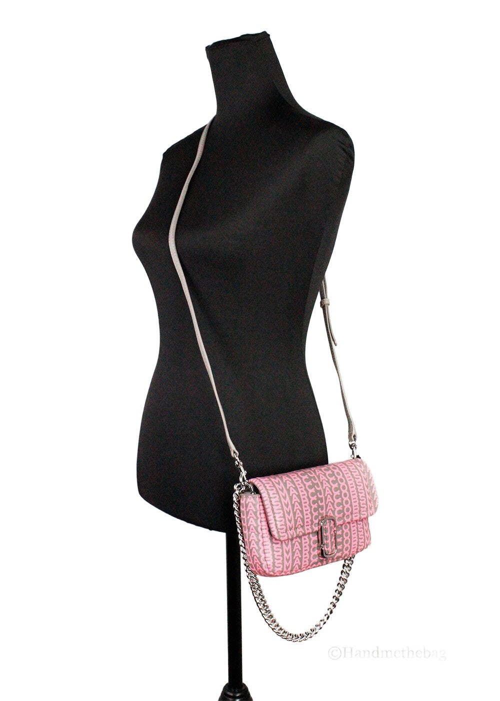 Marc Jacobs Neon Pink Leather Mini Shoulder Bag