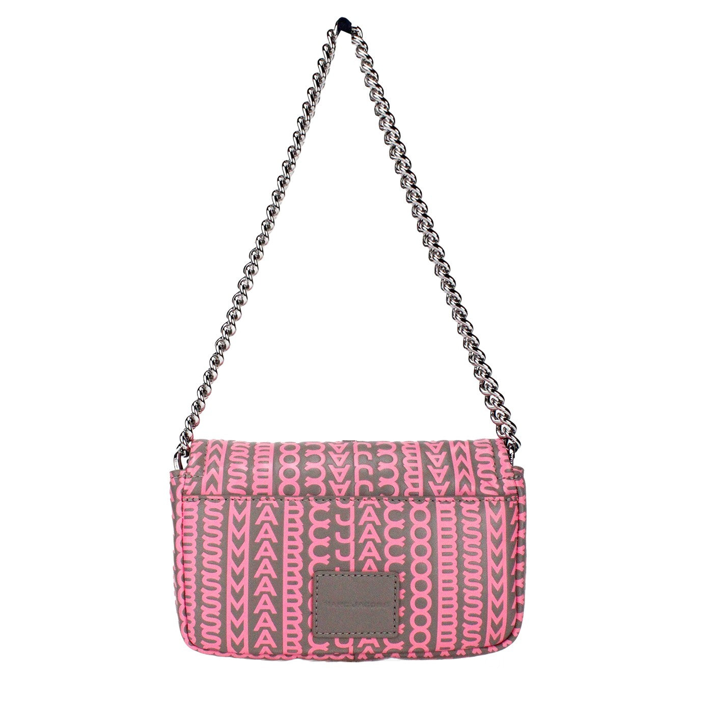 Marc Jacobs Neon Pink Leather Mini Shoulder Bag