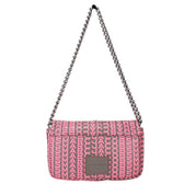 Marc Jacobs Neon Pink Leather Mini Shoulder Bag
