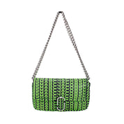 Marc Jacobs Neon Green Leather Mini Shoulder Bag