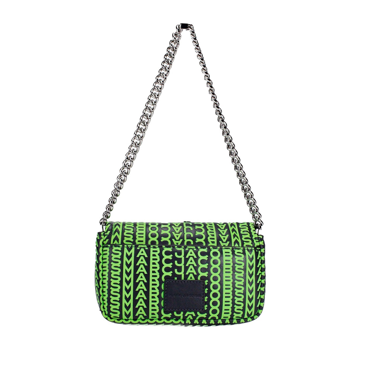 Marc Jacobs Neon Green Leather Mini Shoulder Bag
