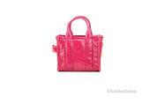Marc Jacobs Magenta Patent Leather Micro Tote