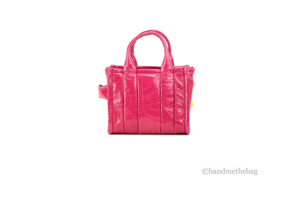 Marc Jacobs Magenta Patent Leather Micro Tote