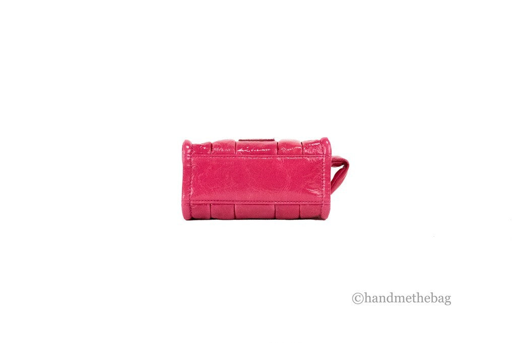 Marc Jacobs Magenta Patent Leather Micro Tote
