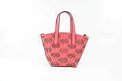 Michael Kors Kimber Small Tea Rose Vegan Leather 2-In-1 Zip Tote Messenger Bag