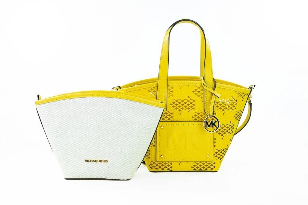 Michael Kors Kimber Small Daffodil Vegan Leather 2-in-1 Bag