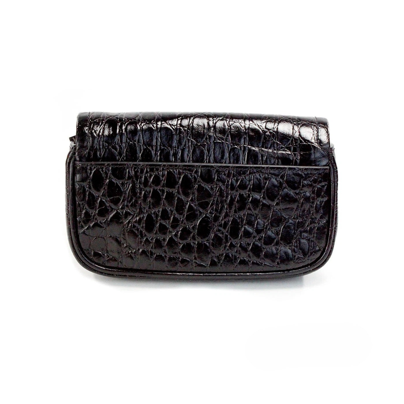 Marc Jacobs Black Embossed Leather Mini Shoulder Bag
