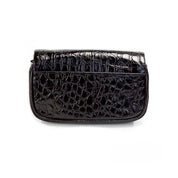Marc Jacobs Black Embossed Leather Mini Shoulder Bag
