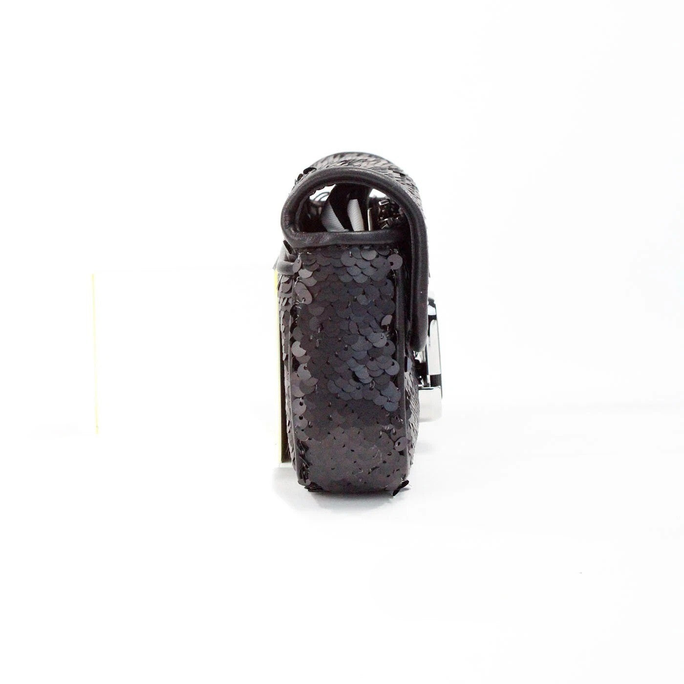 Marc Jacobs Black Sequined Leather Shoulder Bag