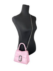 Marc Jacobs Bubble Gum Leather Mini Top Handle Satchel Crossbody Bag