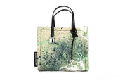 Marc Jacobs Green Multi Nylon and Leather Mini Crossbody Tote Handbag