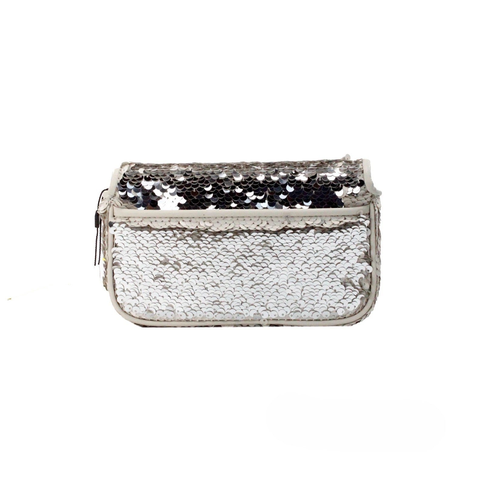Marc Jacobs The Mini J Marc Cream Sequined Leather Shoulder Bag