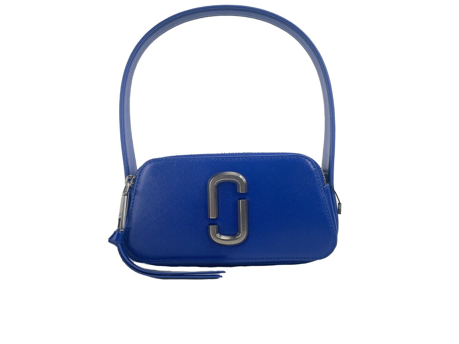 Marc Jacobs The Slingshot Cobalt Blue Leather Shoulder Bag