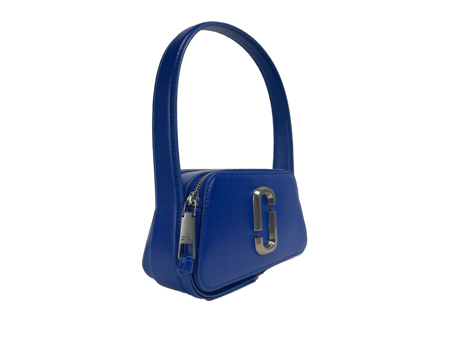 Marc Jacobs The Slingshot Cobalt Blue Leather Shoulder Bag