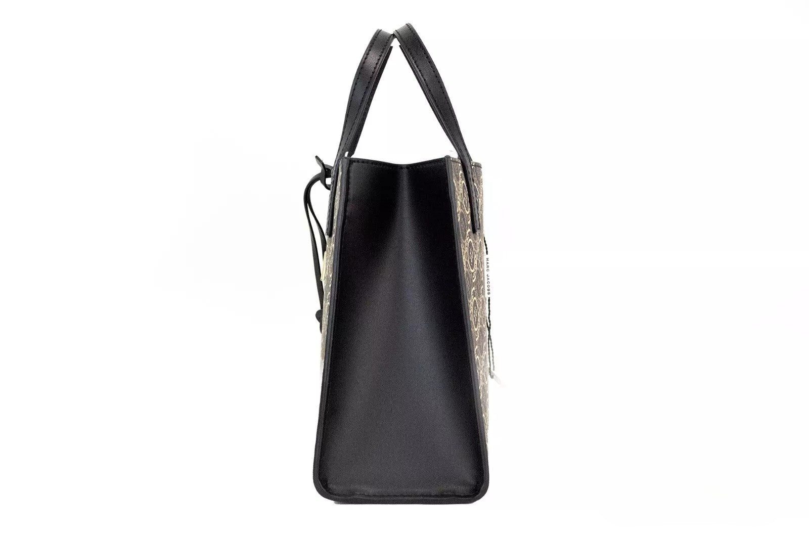 Marc Jacobs Mini Grind Signet Printed Leather Crossbody Tote Handbag