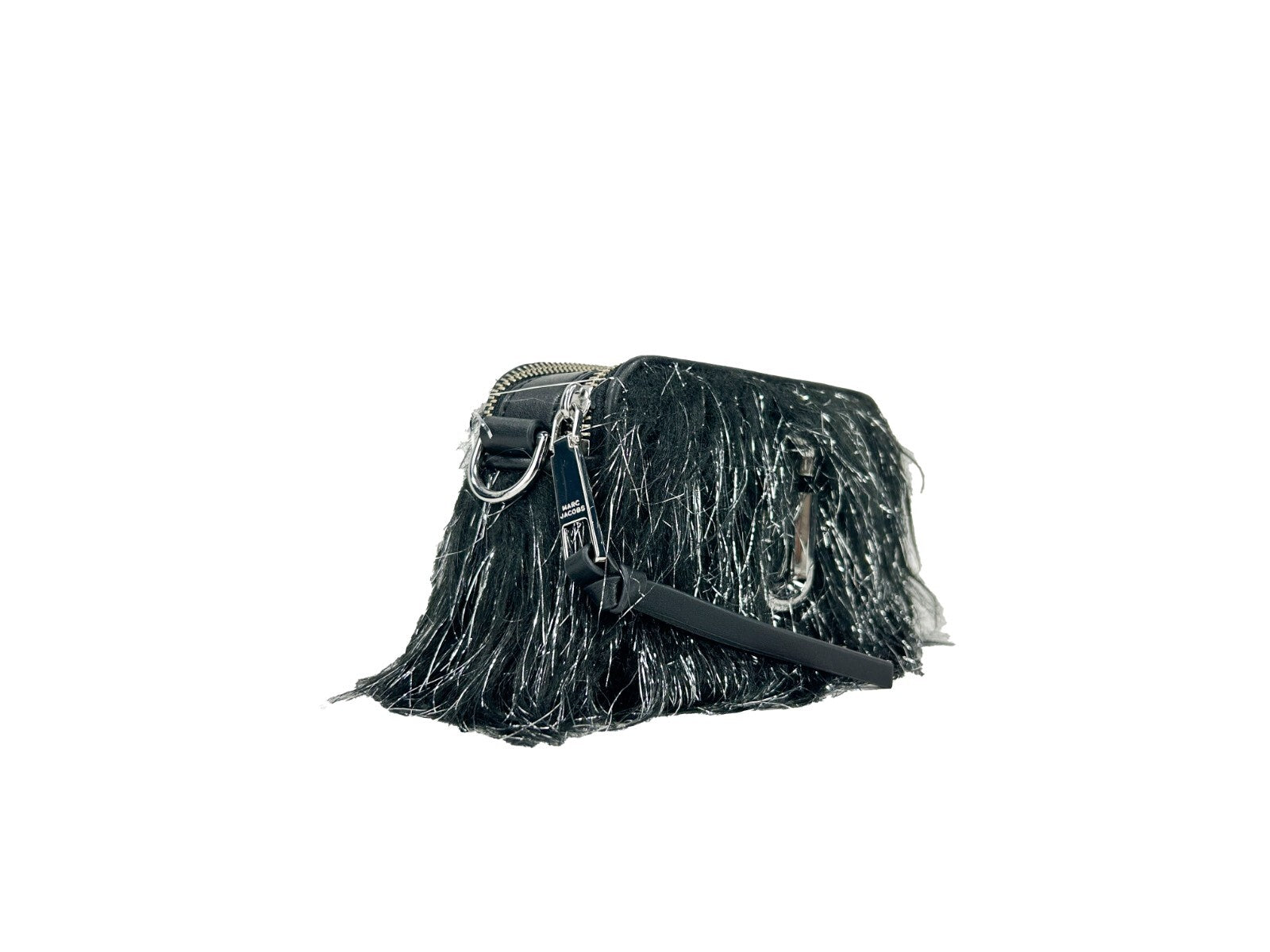 Marc Jacobs The Snapshot Creature Fur and Leather Crossbody Bag