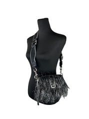Marc Jacobs The Snapshot Creature Fur and Leather Crossbody Bag