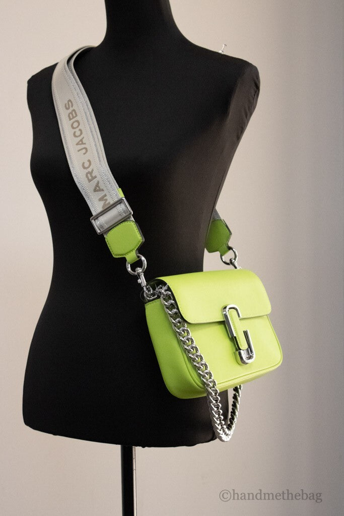 Marc Jacobs The J Marc Shoulder Bag in Green Leather