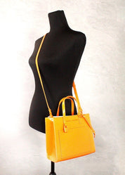 Marc Jacobs Mini Grind Scorched Patent Leather Crossbody Tote