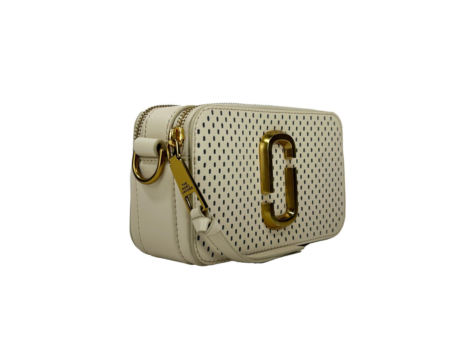Marc Jacobs The Snapshot Perforated Leather Crossbody Bag