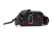 Marc Jacobs Black Leather The Snapshot Bag