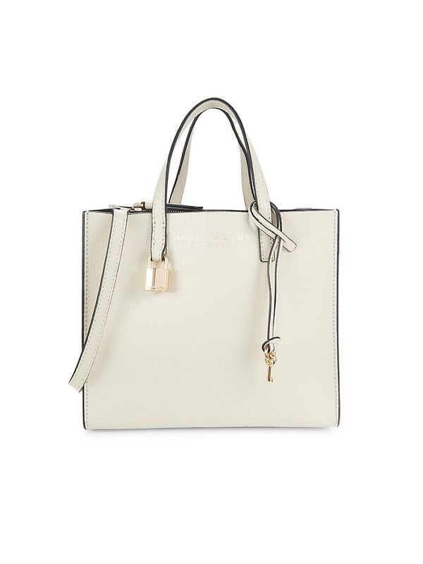 Marc Jacobs Marshmallow Pebbled Leather Mini Tote