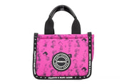 Marc Jacobs X Peanuts Fuchsia Nylon Mini Tote Handbag