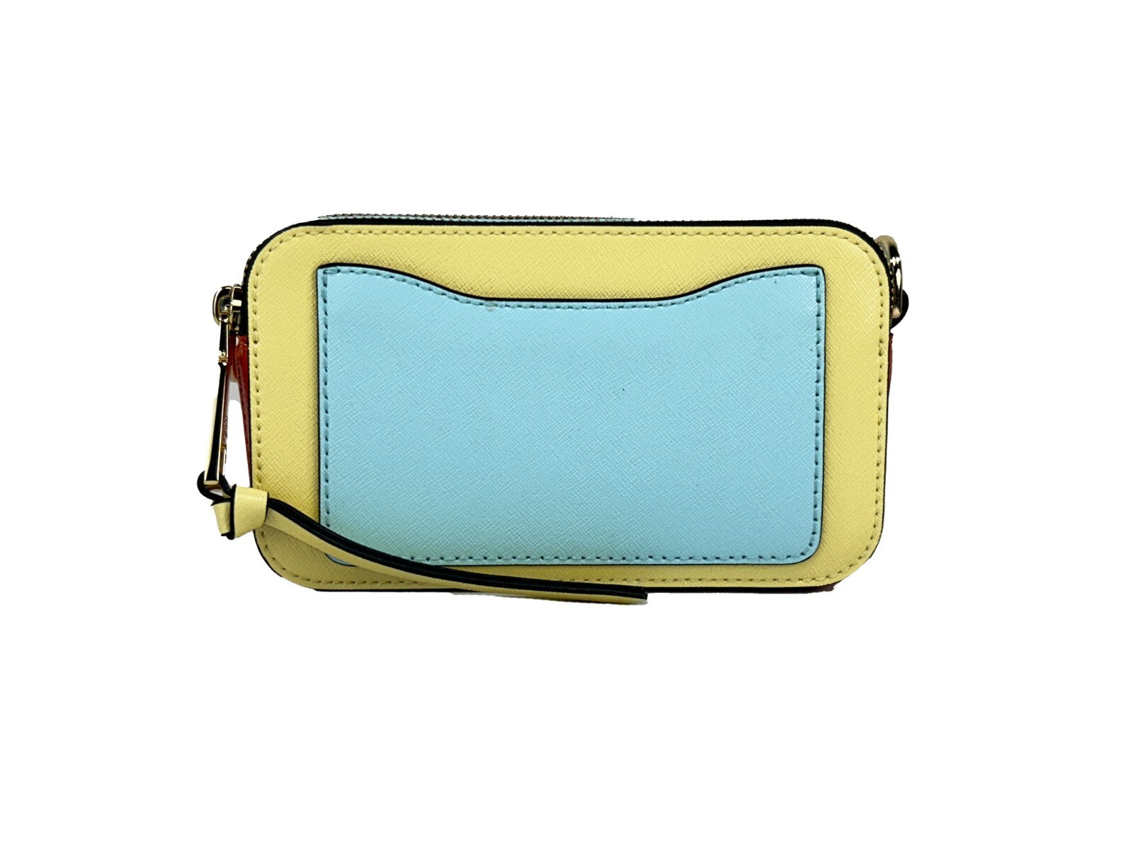 Marc Jacobs The Snapshot Crossbody Bag in Pastel Yellow Multi